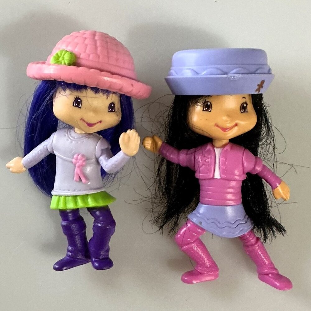 VTG 2007 McDonald's Strawberry Shortcake Toys - Tea Blossom & Ginger Snap Lot
